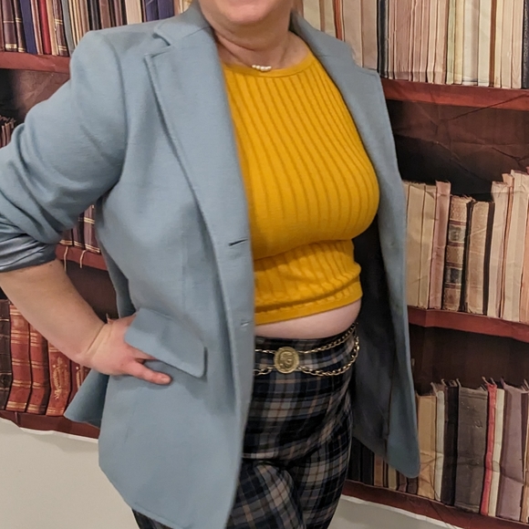 LLBean Robin Egg Blue Wool Coat - Picture 8 of 10